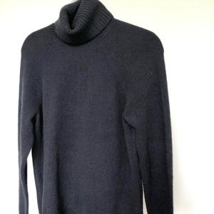 J.Crew Black Turtleneck Sweater in SuperSoft Yarn